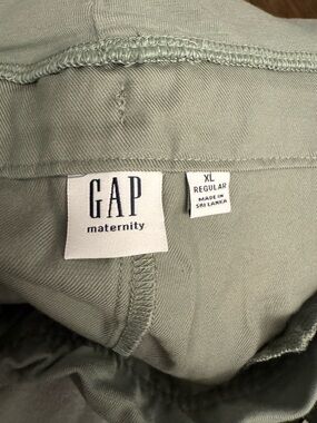 GAP Maternity Soft Sage Green Top XL